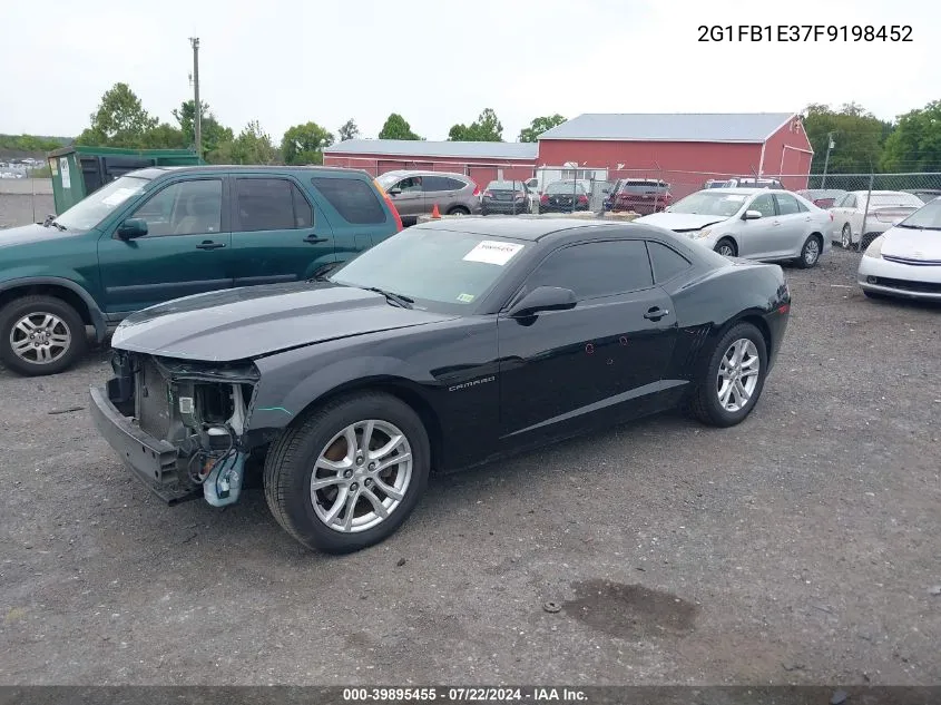 2015 Chevrolet Camaro 2Ls VIN: 2G1FB1E37F9198452 Lot: 39895455