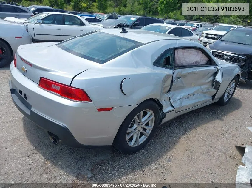 2015 Chevrolet Camaro 1Lt VIN: 2G1FC1E32F9183693 Lot: 39909475