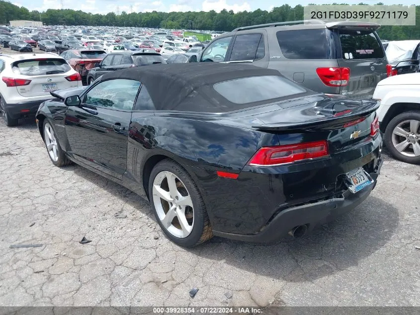 2015 Chevrolet Camaro 1Lt VIN: 2G1FD3D39F9271179 Lot: 39928354