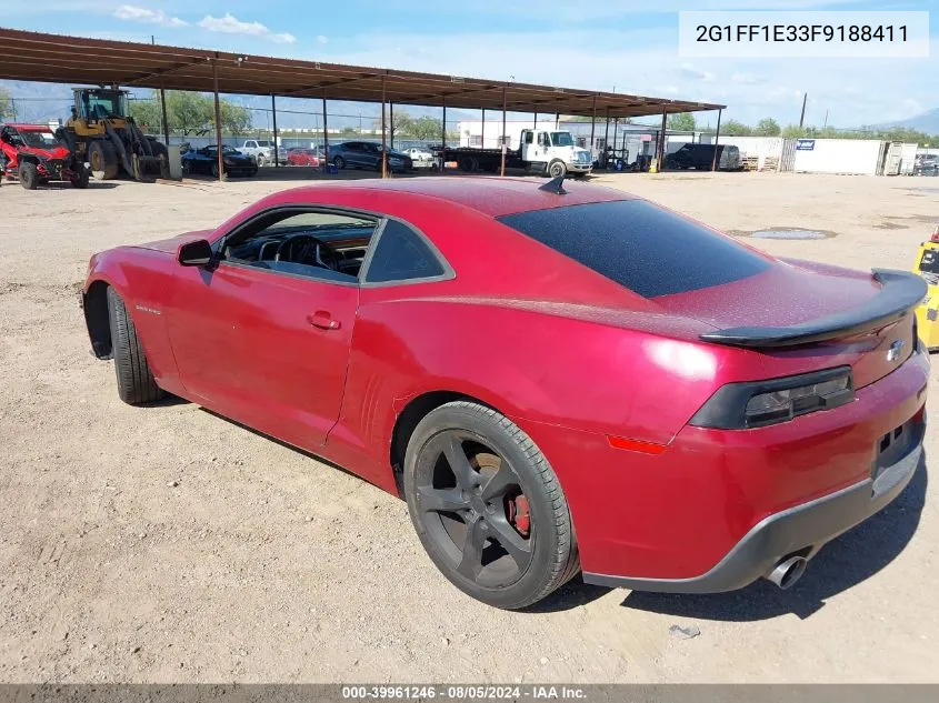 2015 Chevrolet Camaro 2Lt VIN: 2G1FF1E33F9188411 Lot: 39961246