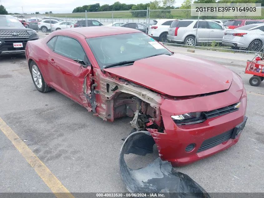 2015 Chevrolet Camaro 2Ls VIN: 2G1FB1E39F9164903 Lot: 40033530