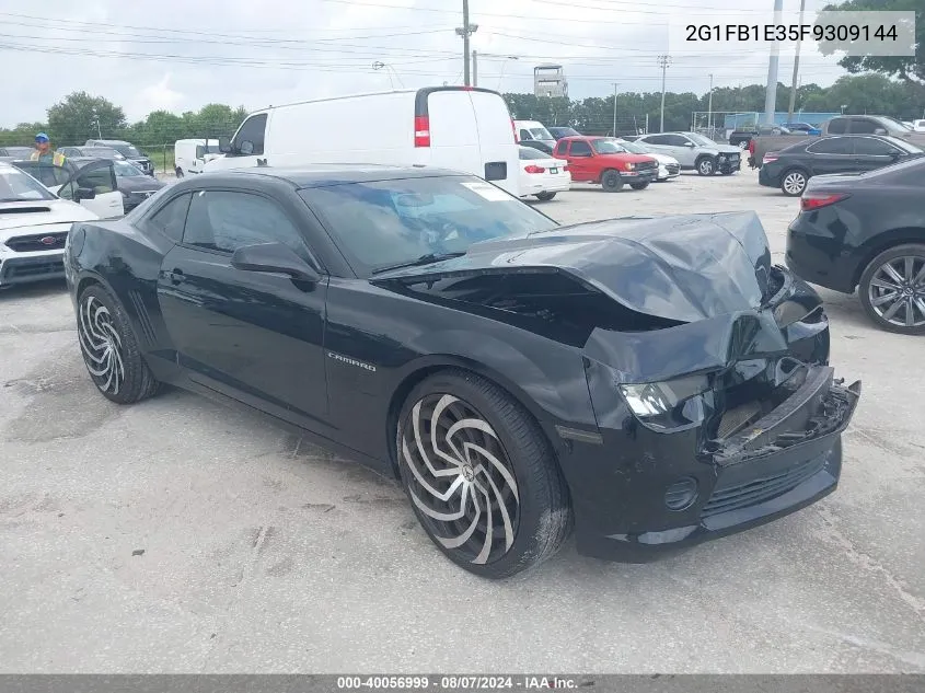 2015 Chevrolet Camaro 2Ls VIN: 2G1FB1E35F9309144 Lot: 40056999