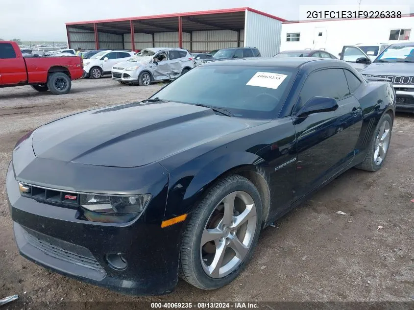 2015 Chevrolet Camaro 1Lt VIN: 2G1FC1E31F9226338 Lot: 40069235