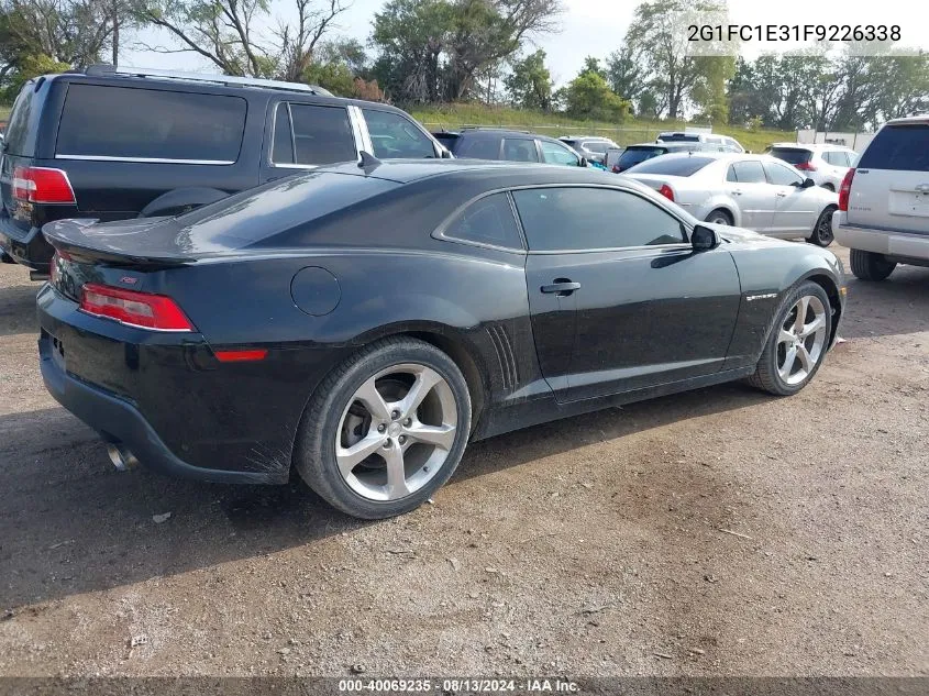 2015 Chevrolet Camaro 1Lt VIN: 2G1FC1E31F9226338 Lot: 40069235