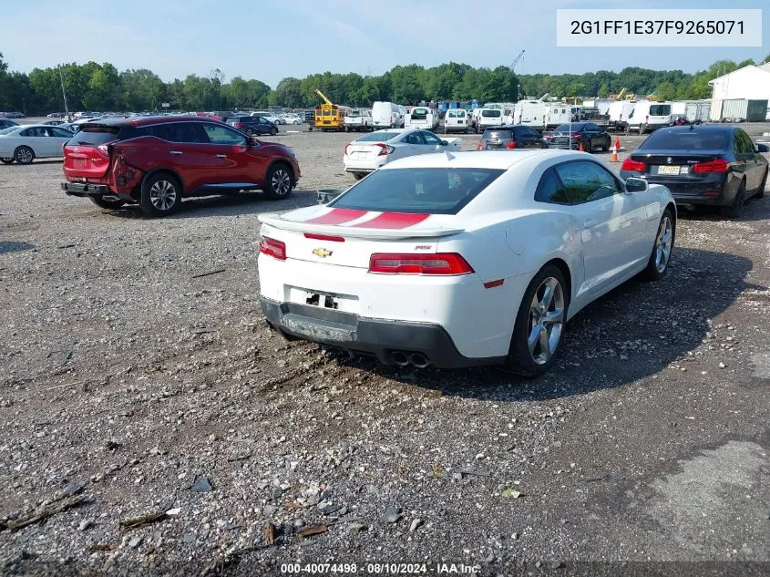 2015 Chevrolet Camaro 2Lt VIN: 2G1FF1E37F9265071 Lot: 40074498