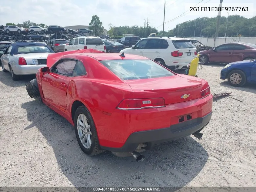 2015 Chevrolet Camaro 2Ls VIN: 2G1FB1E38F9267763 Lot: 40110338