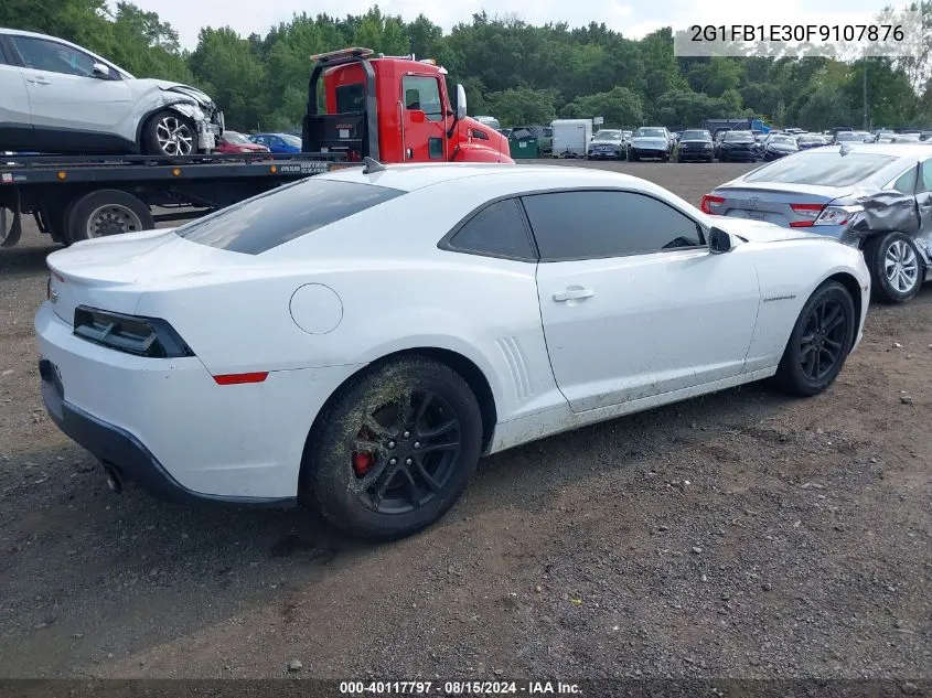 2015 Chevrolet Camaro 2Ls VIN: 2G1FB1E30F9107876 Lot: 40117797