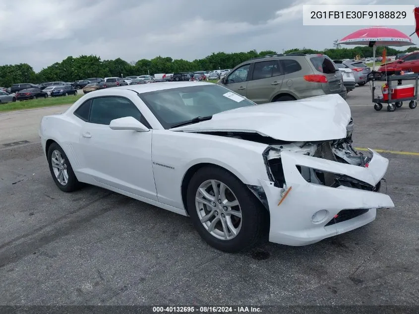 2015 Chevrolet Camaro 2Ls VIN: 2G1FB1E30F9188829 Lot: 40132695