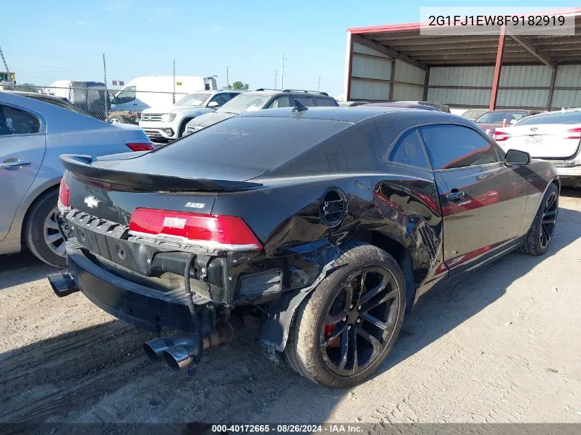 2015 Chevrolet Camaro 2Ss VIN: 2G1FJ1EW8F9182919 Lot: 40172665