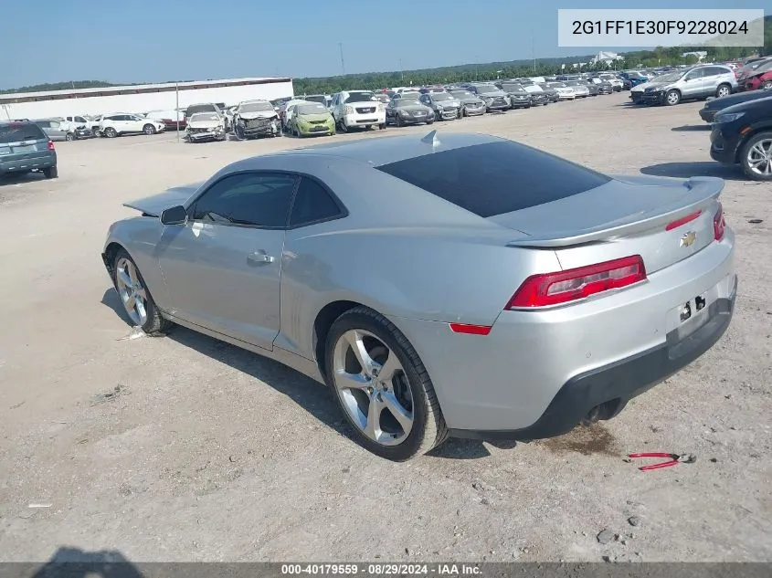 2015 Chevrolet Camaro 2Lt VIN: 2G1FF1E30F9228024 Lot: 40179559