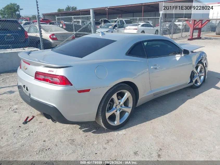 2015 Chevrolet Camaro 2Lt VIN: 2G1FF1E30F9228024 Lot: 40179559