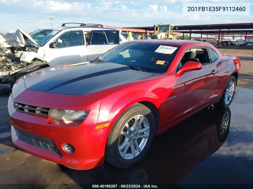 2015 Chevrolet Camaro 2Ls VIN: 2G1FB1E35F9112460 Lot: 40190267