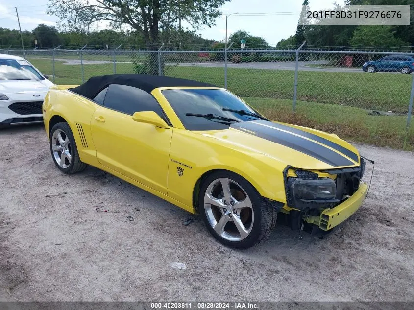 2015 Chevrolet Camaro 2Lt VIN: 2G1FF3D31F9276676 Lot: 40203811