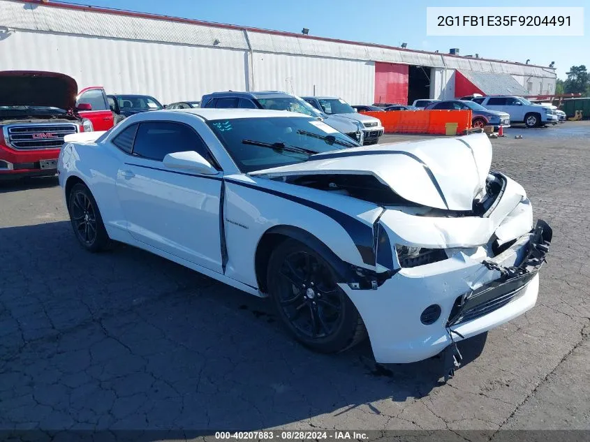 2015 Chevrolet Camaro 2Ls VIN: 2G1FB1E35F9204491 Lot: 40207883