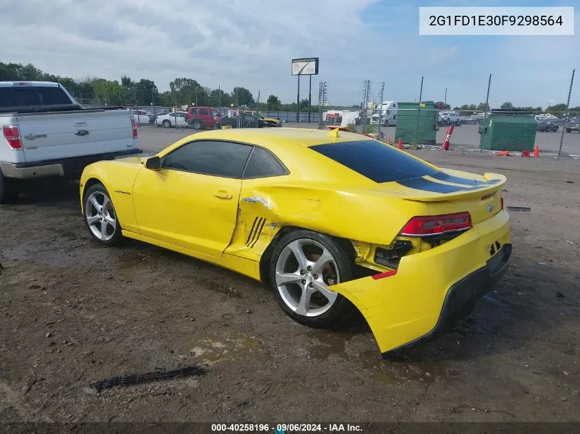 2015 Chevrolet Camaro 1Lt VIN: 2G1FD1E30F9298564 Lot: 40258196