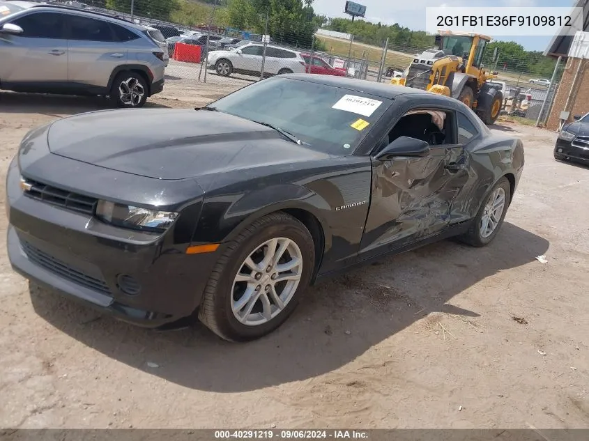 2015 Chevrolet Camaro 2Ls VIN: 2G1FB1E36F9109812 Lot: 40291219