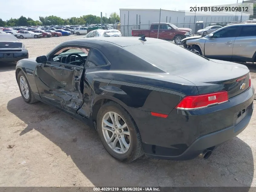 2015 Chevrolet Camaro 2Ls VIN: 2G1FB1E36F9109812 Lot: 40291219