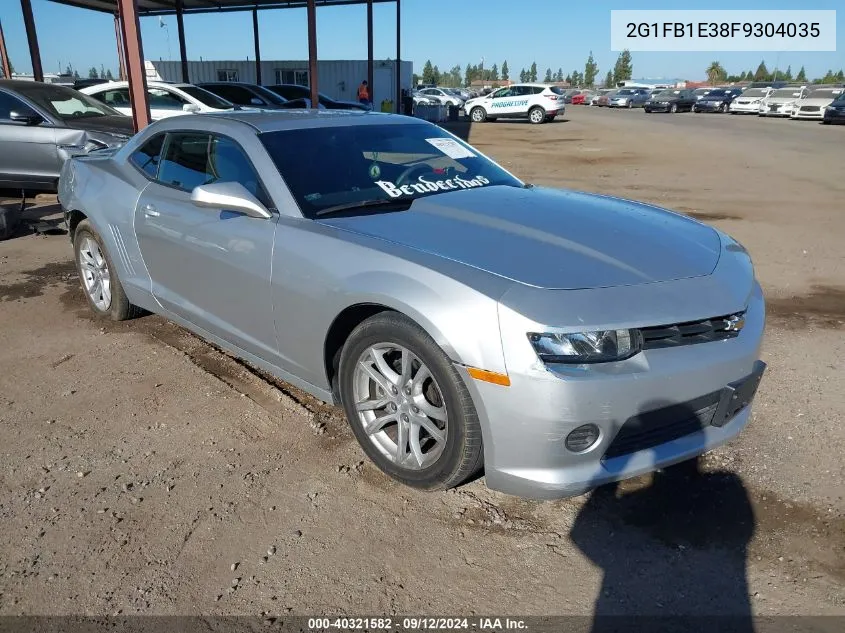 2015 Chevrolet Camaro Ls VIN: 2G1FB1E38F9304035 Lot: 40321582