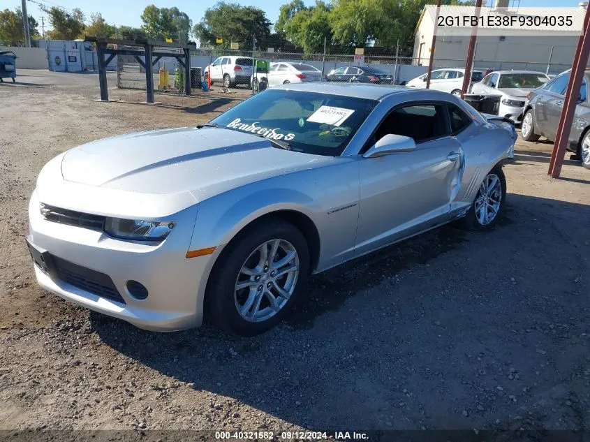 2015 Chevrolet Camaro Ls VIN: 2G1FB1E38F9304035 Lot: 40321582