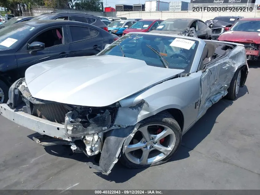 2G1FD3D30F9269210 2015 Chevrolet Camaro 1Lt