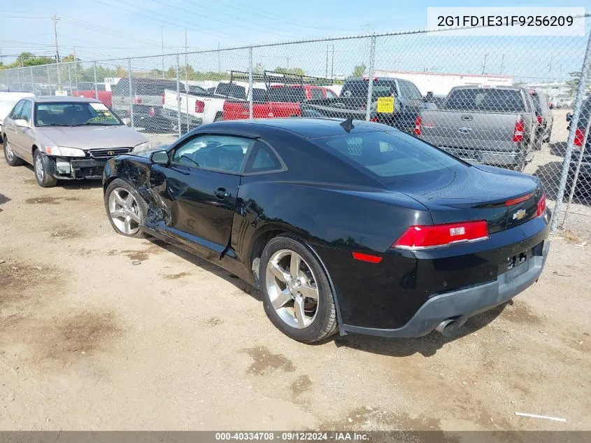 2015 Chevrolet Camaro Lt VIN: 2G1FD1E31F9256209 Lot: 40334708