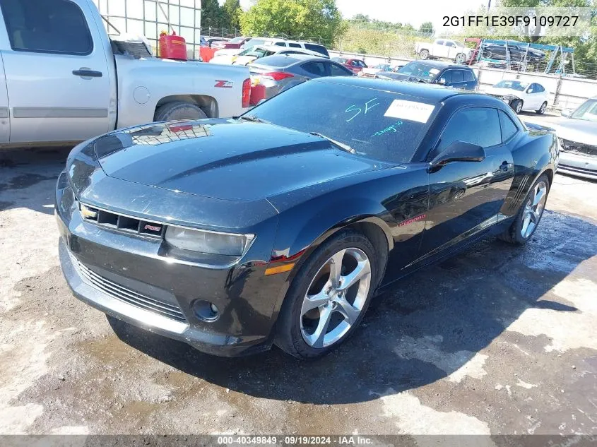 2015 Chevrolet Camaro 2Lt VIN: 2G1FF1E39F9109727 Lot: 40349849