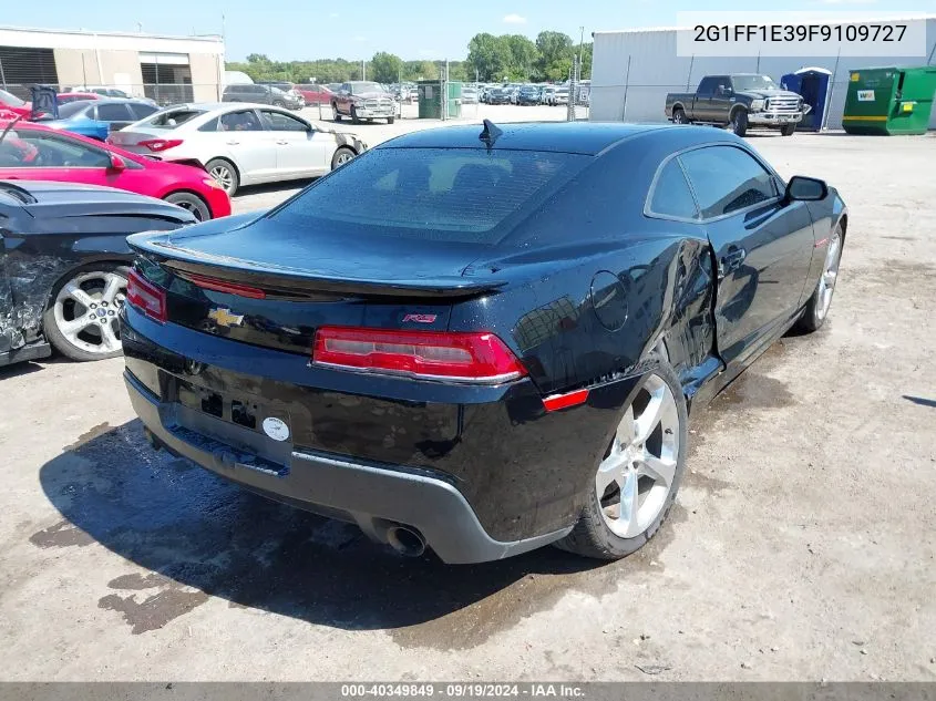 2015 Chevrolet Camaro 2Lt VIN: 2G1FF1E39F9109727 Lot: 40349849