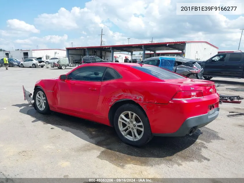 2015 Chevrolet Camaro 2Ls VIN: 2G1FB1E39F9166277 Lot: 40353206