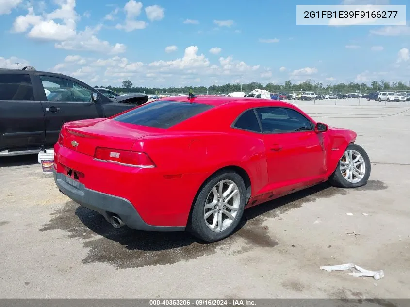 2015 Chevrolet Camaro 2Ls VIN: 2G1FB1E39F9166277 Lot: 40353206