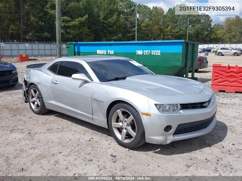 2015 Chevrolet Camaro 2Lt VIN: 2G1FF1E32F9305394 Lot: 40386523