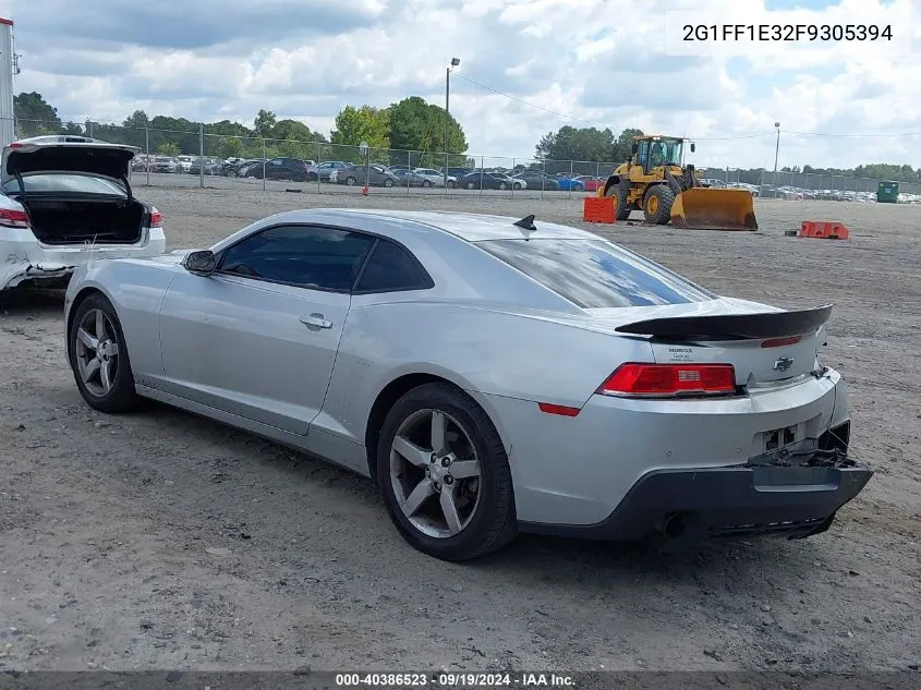 2015 Chevrolet Camaro 2Lt VIN: 2G1FF1E32F9305394 Lot: 40386523