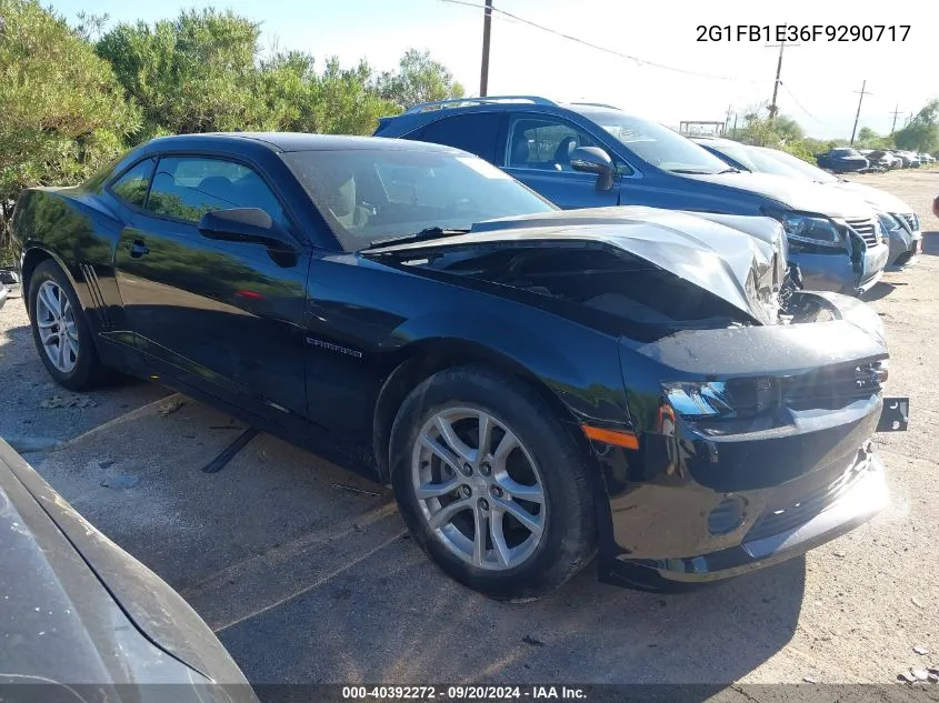 2015 Chevrolet Camaro 2Ls VIN: 2G1FB1E36F9290717 Lot: 40392272