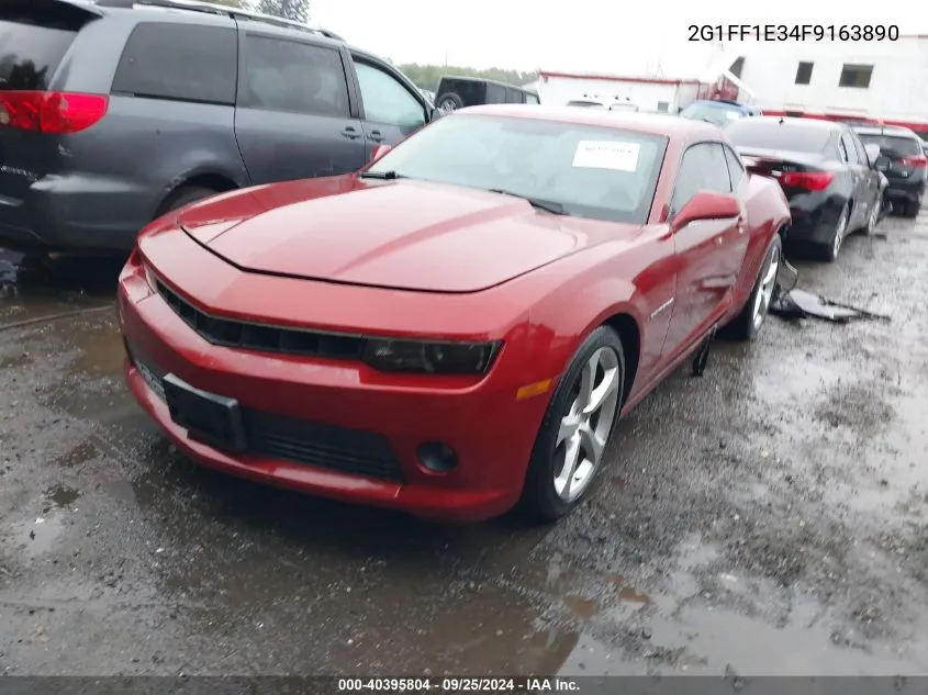 2015 Chevrolet Camaro 2Lt VIN: 2G1FF1E34F9163890 Lot: 40395804