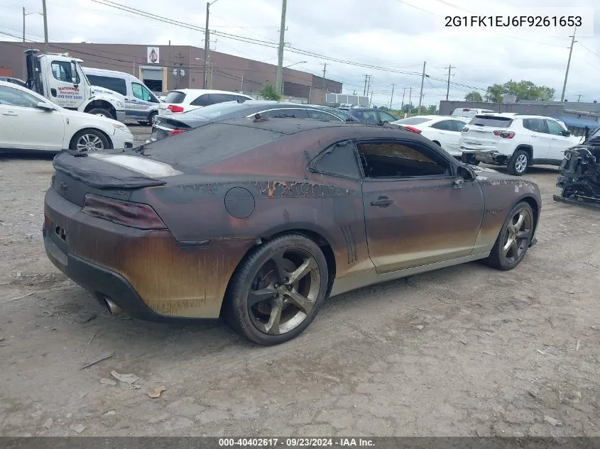 2015 Chevrolet Camaro 2Ss VIN: 2G1FK1EJ6F9261653 Lot: 40402617