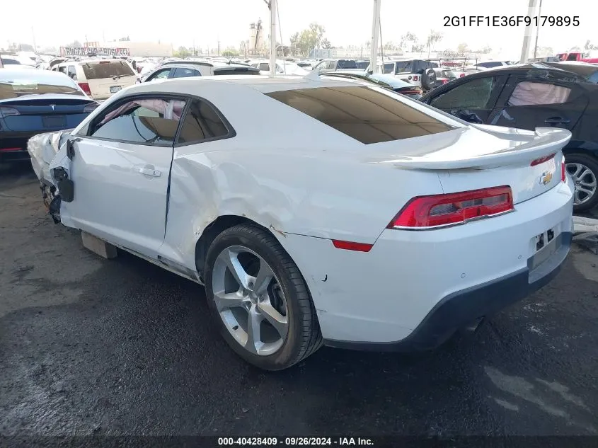 2G1FF1E36F9179895 2015 Chevrolet Camaro 2Lt