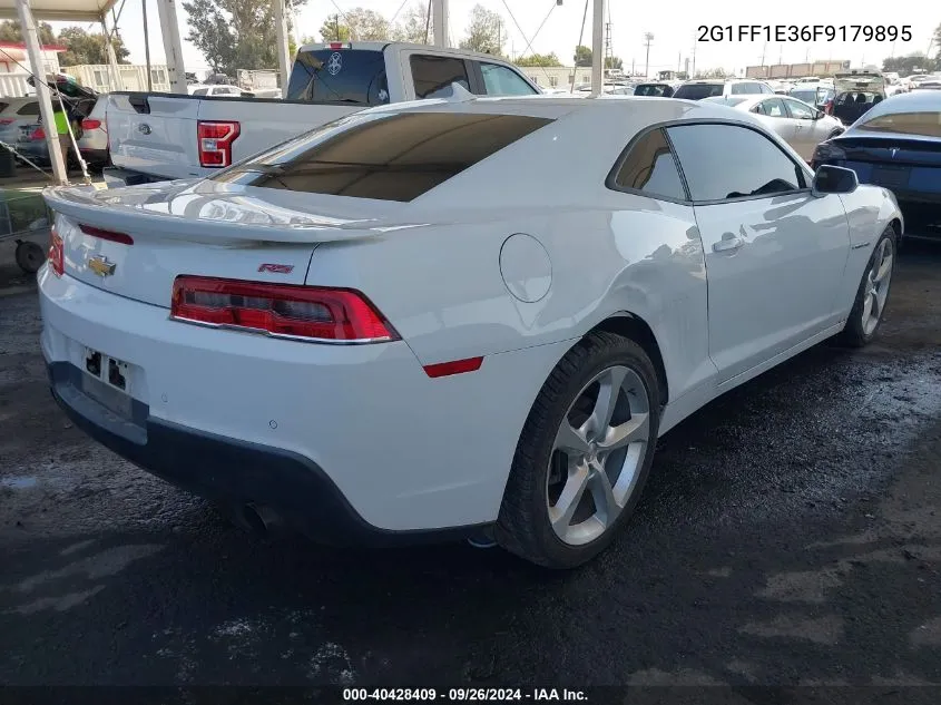 2G1FF1E36F9179895 2015 Chevrolet Camaro 2Lt