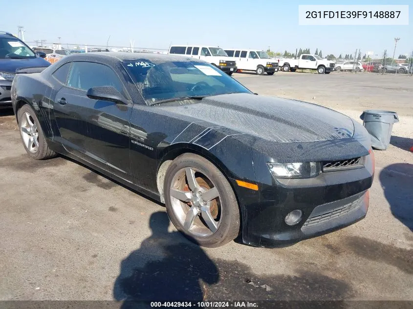 2015 Chevrolet Camaro 1Lt VIN: 2G1FD1E39F9148887 Lot: 40429434