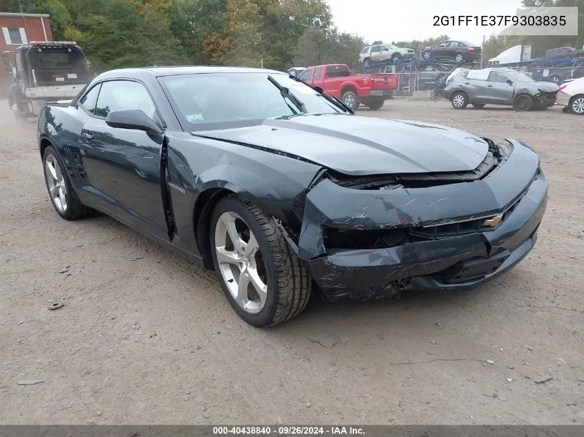 2015 Chevrolet Camaro 2Lt VIN: 2G1FF1E37F9303835 Lot: 40438840