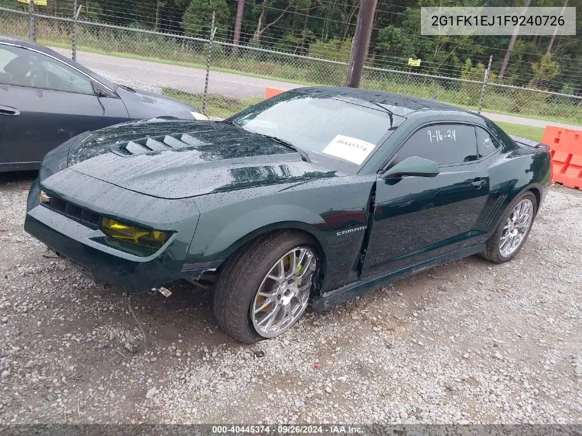 2015 Chevrolet Camaro 2Ss VIN: 2G1FK1EJ1F9240726 Lot: 40445374