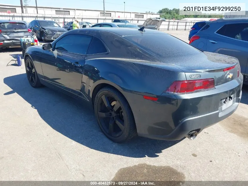 2015 Chevrolet Camaro 1Lt VIN: 2G1FD1E34F9299250 Lot: 40452573