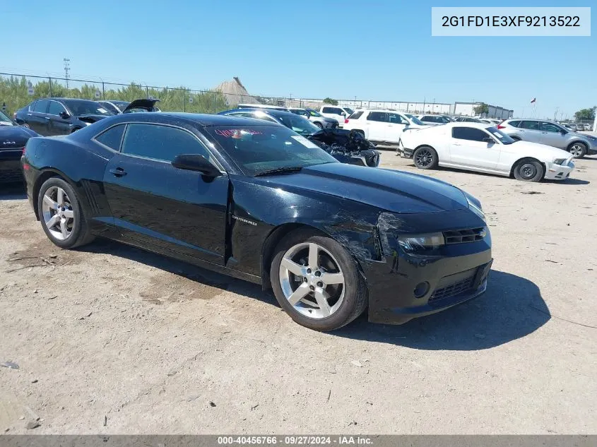 2G1FD1E3XF9213522 2015 Chevrolet Camaro 1Lt