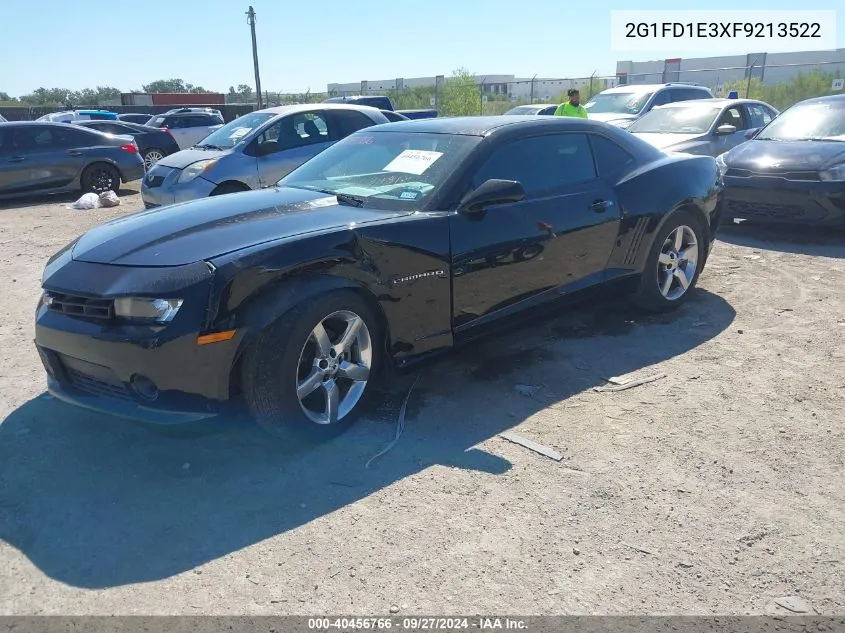 2015 Chevrolet Camaro 1Lt VIN: 2G1FD1E3XF9213522 Lot: 40456766