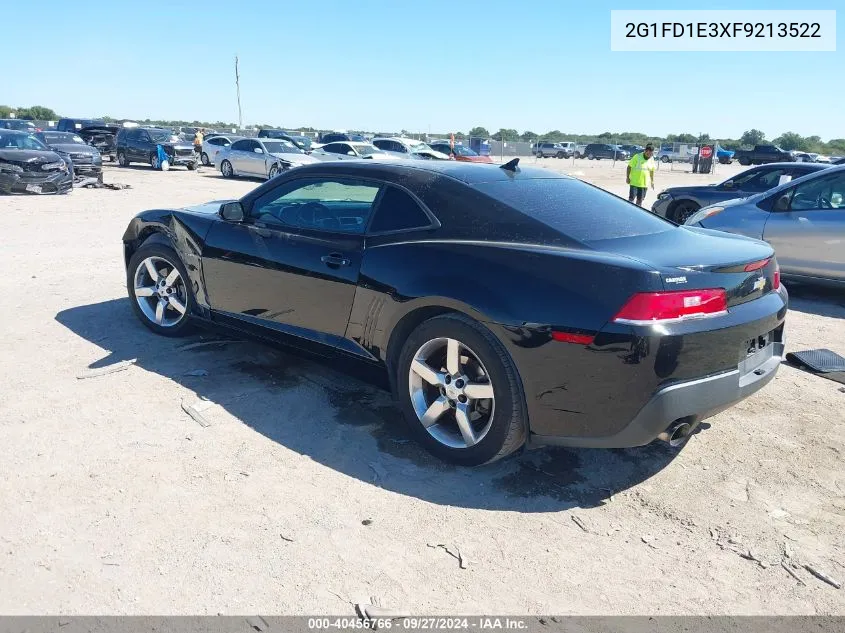 2G1FD1E3XF9213522 2015 Chevrolet Camaro 1Lt