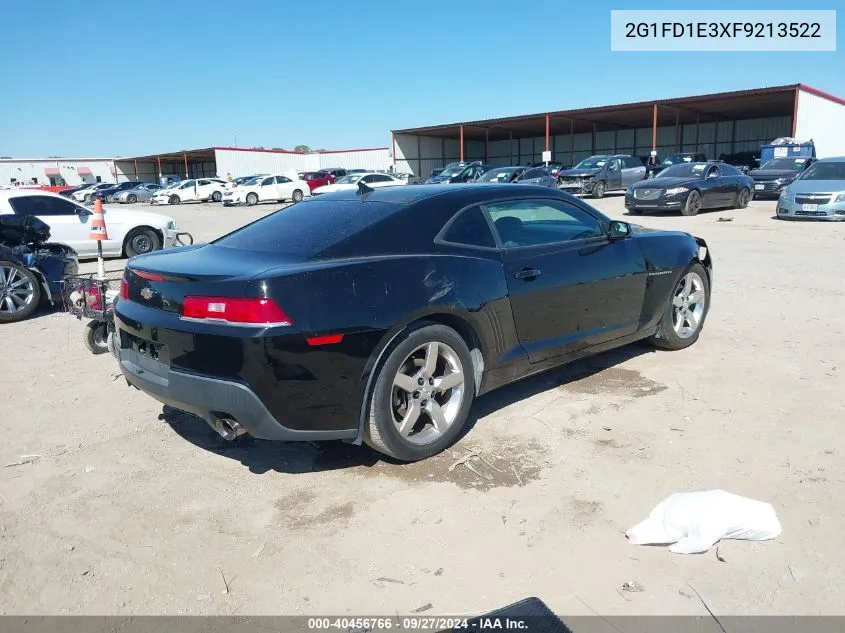 2G1FD1E3XF9213522 2015 Chevrolet Camaro 1Lt