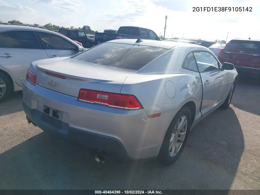 2015 Chevrolet Camaro 1Lt VIN: 2G1FD1E38F9105142 Lot: 40464398