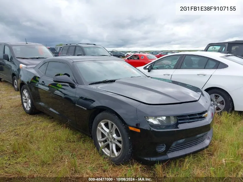 2015 Chevrolet Camaro Ls VIN: 2G1FB1E38F9107155 Lot: 40477000