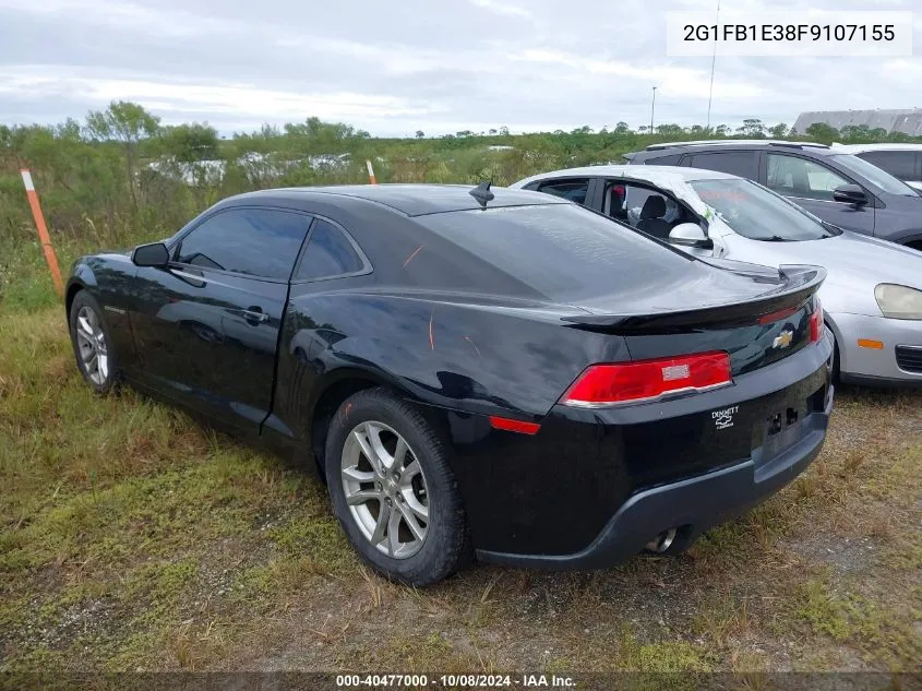 2015 Chevrolet Camaro Ls VIN: 2G1FB1E38F9107155 Lot: 40477000