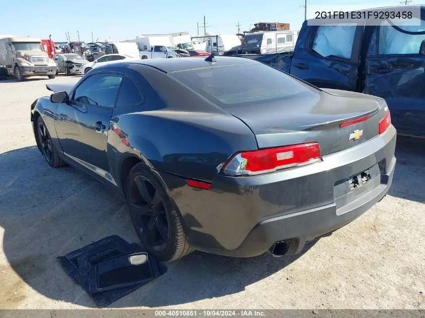 2015 Chevrolet Camaro 2Ls VIN: 2G1FB1E31F9293458 Lot: 40510851