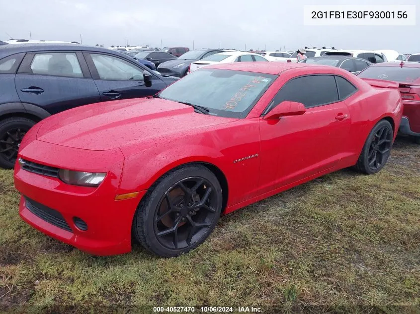 2015 Chevrolet Camaro Ls VIN: 2G1FB1E30F9300156 Lot: 40527470