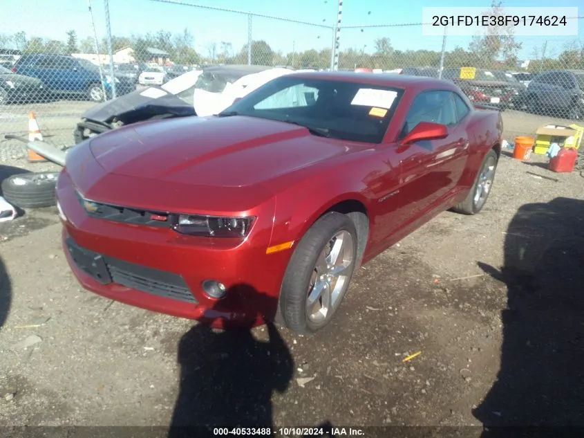 2015 Chevrolet Camaro 1Lt VIN: 2G1FD1E38F9174624 Lot: 40533488